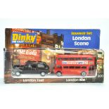 Dinky No. 300 Souvenir Set London Scene with Bus and Taxi. Excellent in very good box.