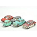Triang Spot-On group of worn diecast vehicle issues including Volkswagen and others. With obvious