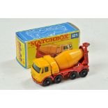 Matchbox Regular Wheels No. 21d Foden Cement Mixer in red and yellow with red base. Generally