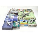 A collection of eleven diecast model aircraft comprising mostly Corgi plus Oxford and others. Models