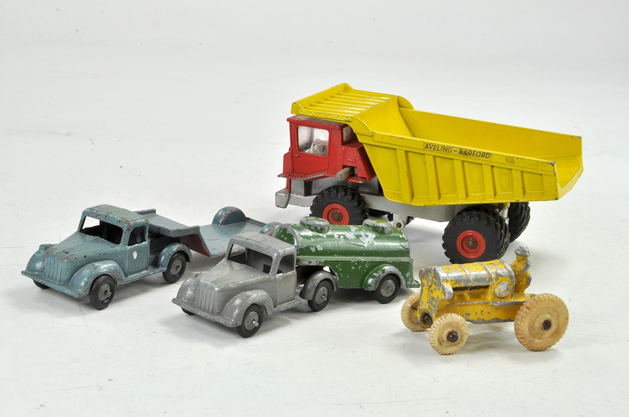Dinky Aveling Barford Dump Truck plus Timpo vintage issues and American issue vintage tractor.
