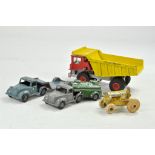 Dinky Aveling Barford Dump Truck plus Timpo vintage issues and American issue vintage tractor.