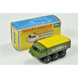 Matchbox Regular Wheels No. 61b Alvis Stalwart twin pack issue. Green with black base, black wheels.