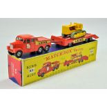 Matchbox Kingsize No. K8 Prime Mover Tractor and Transporter with Caterpillar Crawler Tractor