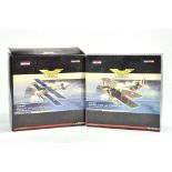 Corgi Aviation Archive Diecast Aircraft issue duo comprising AA37802 Albatros plus AA37901 Spad