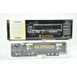 Corgi 1/50 Diecast Truck issue comprising No. 76403 Scania Curtainside in the livery of Guinness. No