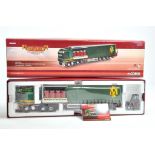 Corgi Diecast Model Truck issue comprising No. CC14108 DAF 105 Curtainside in livery of Ken