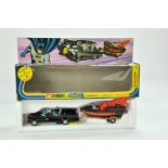 Corgi GS3 Batman 2-piece Gift Set including Batmobile in black with chrome hubs, plastic aerial,