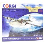 Corgi Aviation Archive Diecast Aircraft issue comprising No. AA27501 Short Sunderland MKIII. Appears