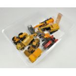 A group of diecast farm and construction issues comprising ROS, Britains, Conrad / NZG etc. Some