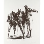 OLIFFE RICHMOND [1919-1977]. Pilot; Marathon; Standing Group, 1966. the set of three lithographs