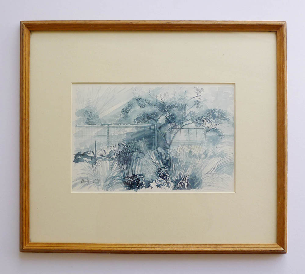ANTHONY GROSS [1905-1984]. Garden Hotel, Carlton, Cannes, c.1960. watercolour on paper, signed in - Image 2 of 3