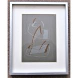 CECIL STEPHENSON [1889-1965]. Abstract, 1939. oil crayon on card; signed and dated in ink on the