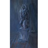 MICHAEL AYRTON [1921-75]. Statue at Night, 1942. gouache. signed. 50 x 29 cm [overall including