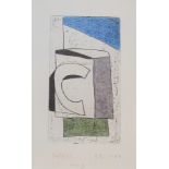 BRYAN INGHAM [1936-1997]. Mug, 1988. Etching with hand colouring on wove paper. Signed, inscribed