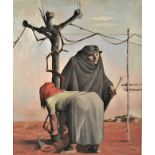 MICHAEL AYRTON [1921-75]. Good Friday, 1949. oil on canvas. signed. 52 x 44 cm image - framed.