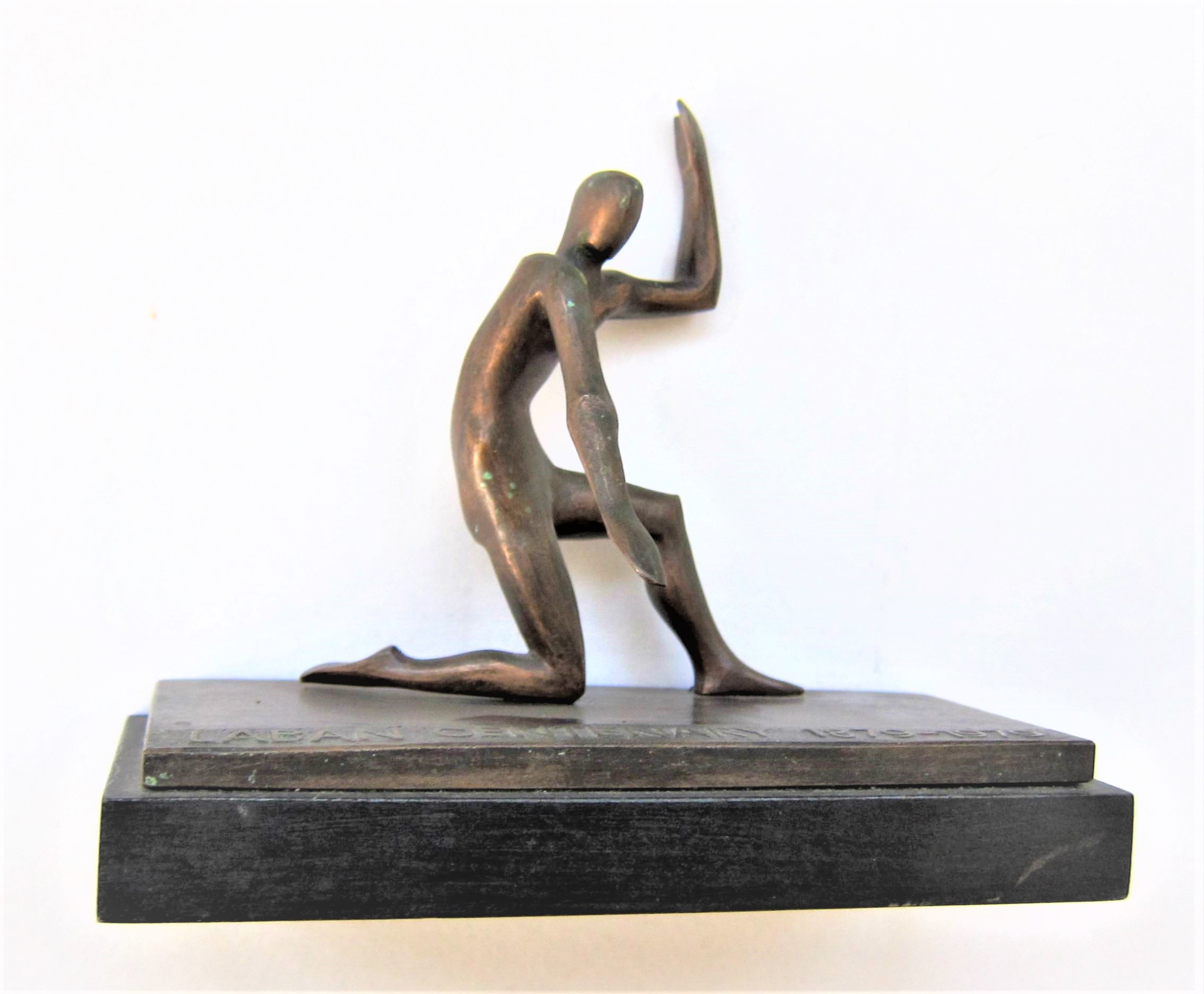 WILLI SOUKOP R.A. [1907-95]. Dancing Figure, 1979. bronze; maquette for tribute sculpture to Laban - Image 3 of 3