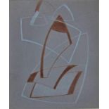 CECIL STEPHENSON [1889-1965]. Abstract [U/T], c. 1936. coloured crayon/pencils on grey paper 30 x 24