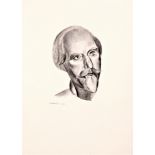 WYNDHAM LEWIS [1892-1957]. Augustus John, 1932. lithograph, edition of 200, 81/200; printed in 1932.