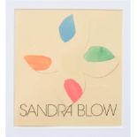 SANDRA BLOW, R.A. [1926-2006]. Abstract. gouache and collage on printed card. 15 x 14 cm - overall