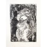 BRYAN INGHAM [1936-1997]. Damen I, 1982. Etching on wove paper. Signed, inscribed with title,