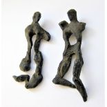 WILLI SOUKOP R.A. [1907-95]. Man and Woman, 1963-5. bronzes x 2, unique - maquettes for life-size