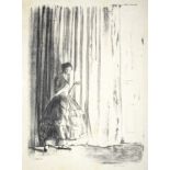 ETHEL GABAIN [1883-1950]. L'invitation, 1917. Lithograph on thin laid paper. Signed in the plate and