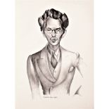 WYNDHAM LEWIS [1892-1957]. Duncan MacDonald, 1932. lithograph, edition of 200, 138/200; printed in