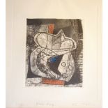 BRYAN INGHAM [1936-1997]. Blue Jug, 1985. Etching with hand colouring on wove paper. Signed,