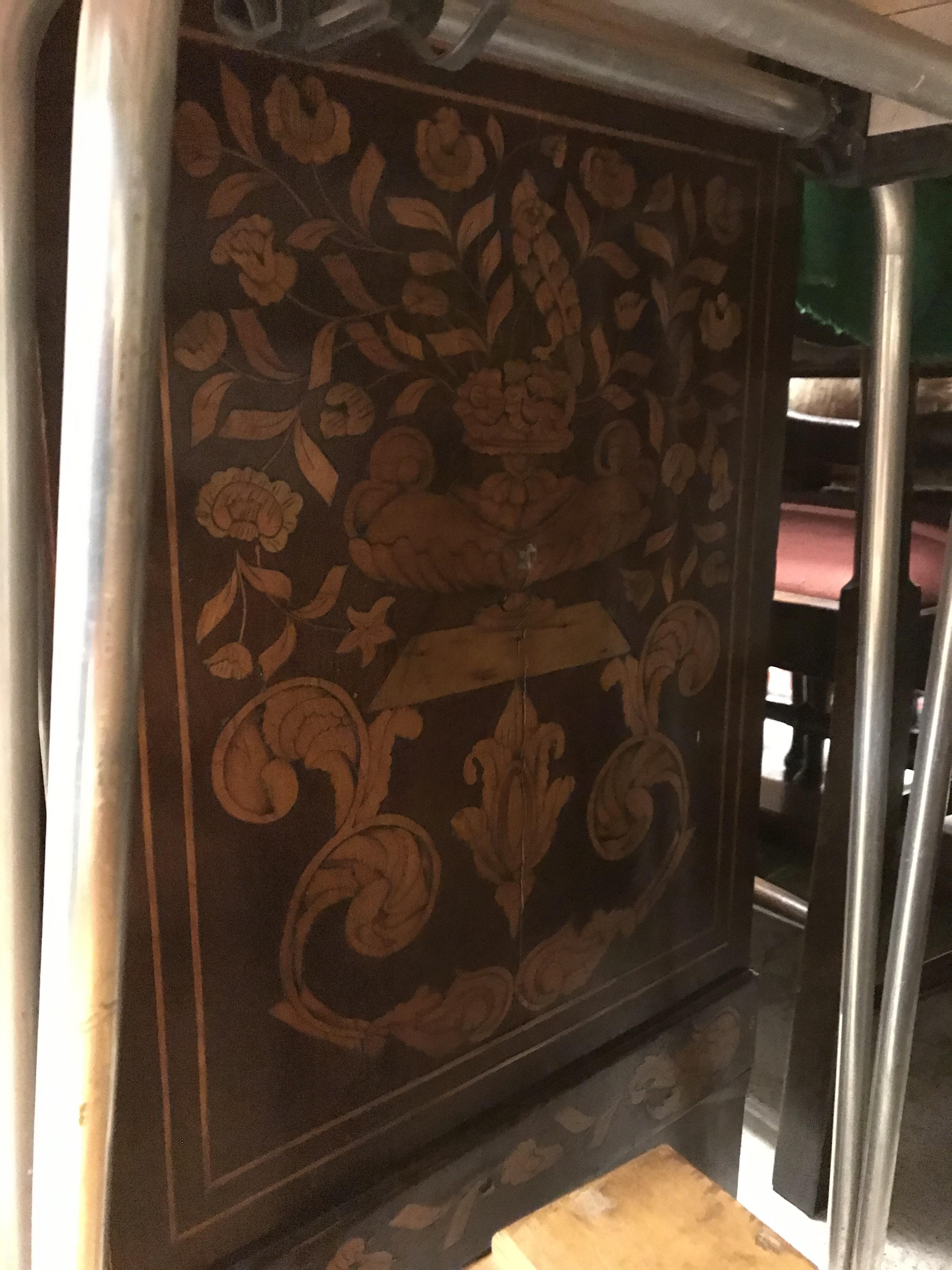 A 19th Century Dutch mahogany and marquetry inlaid side cabinet, - Image 37 of 47