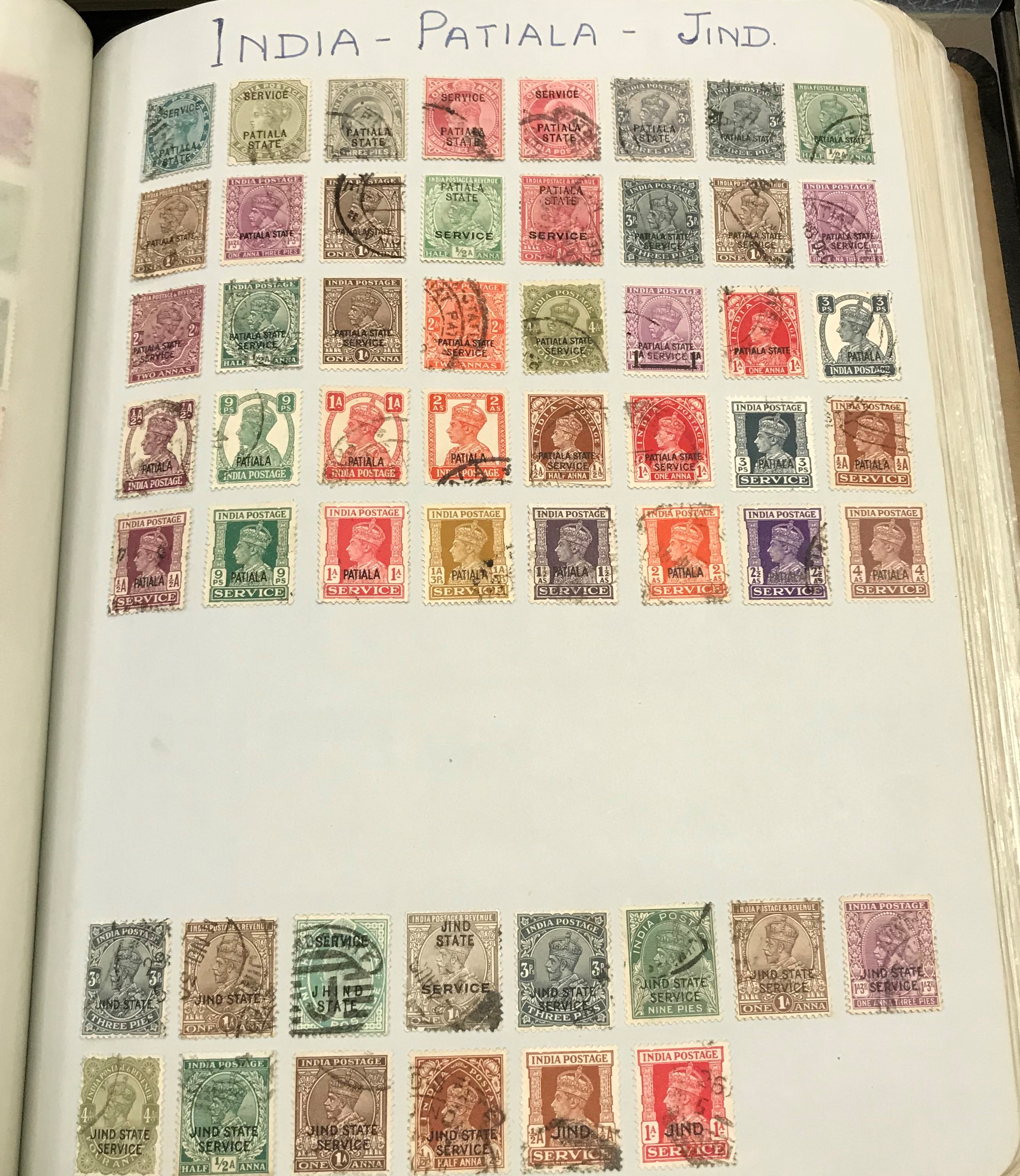 A large and extensive collection of British and World stamps housed in twelve hard twin-lock - Image 48 of 100