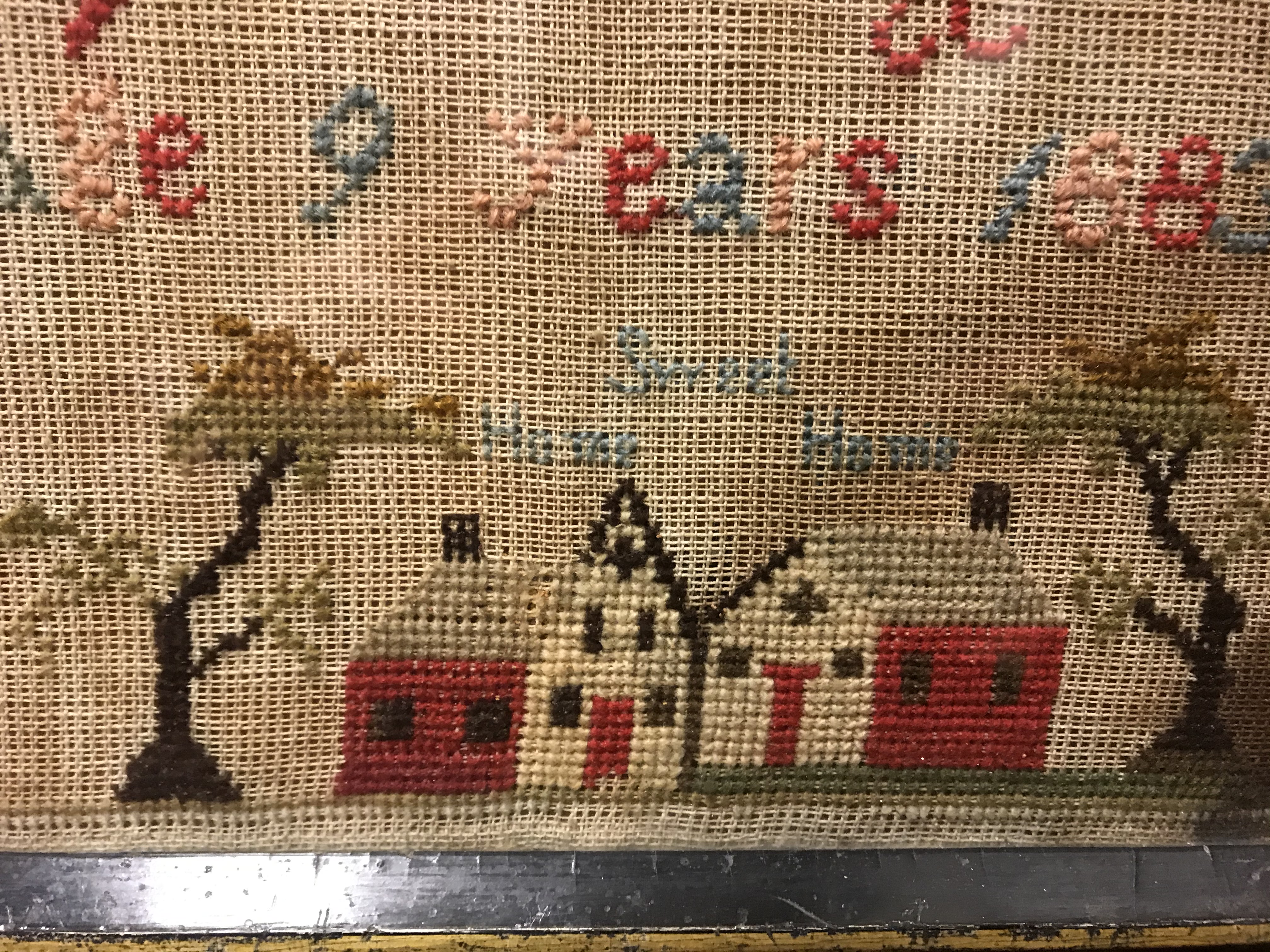 A Victorian needlework sampler by Maud E Brimacombe, Wesleyan School, Holsworthy, age 9 years 1883, - Image 20 of 23