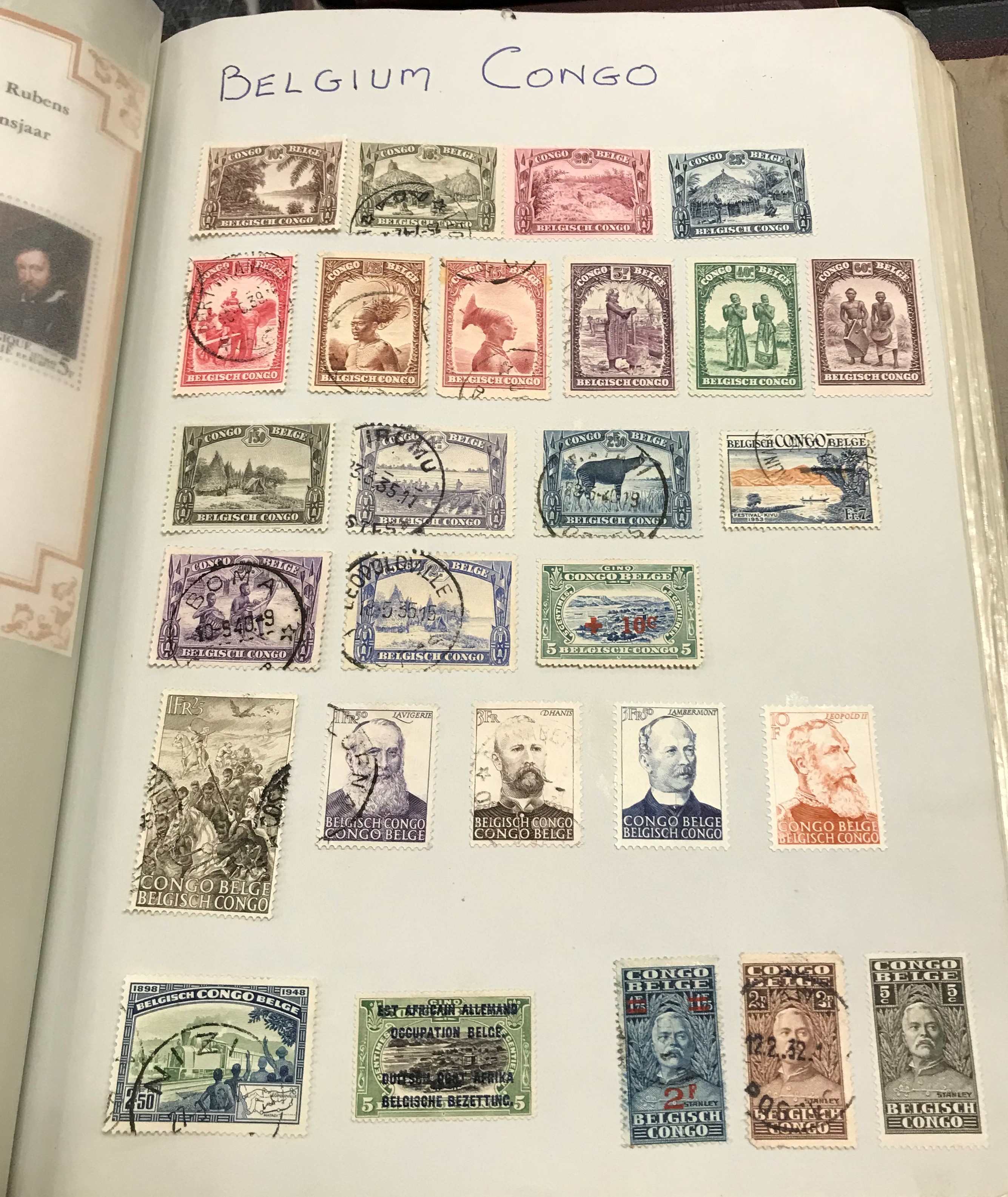 A large and extensive collection of British and World stamps housed in twelve hard twin-lock - Image 65 of 100