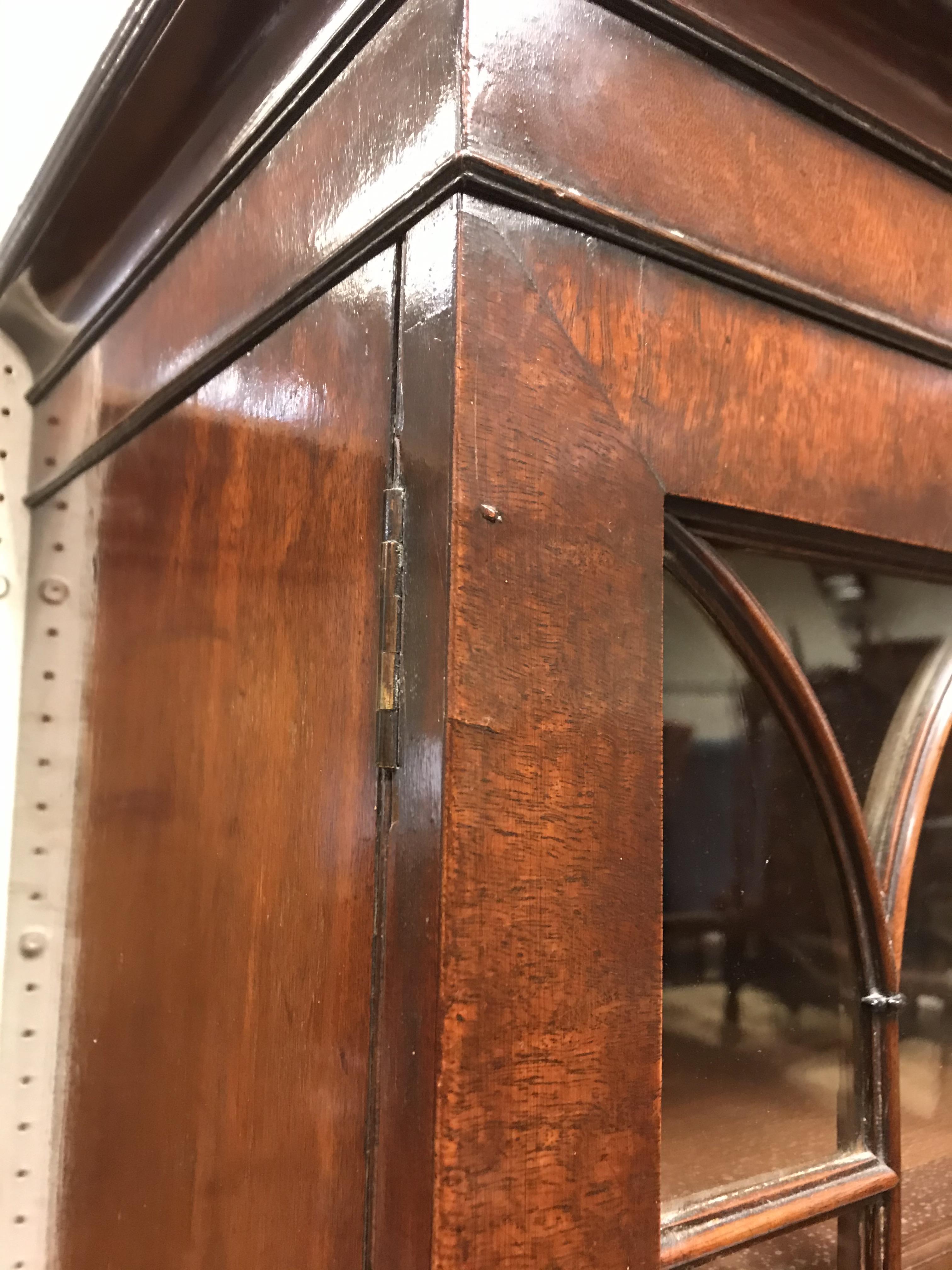 A late Regency mahogany secretaire bookcase of small proportions, - Image 4 of 40