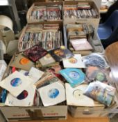 An extensive private collection of over 4,000 45 rpm single records 1950s to the present time,