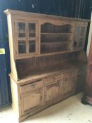 A 20th Century pine dresser,