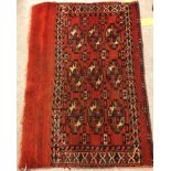 A Bokhara tribal rug,