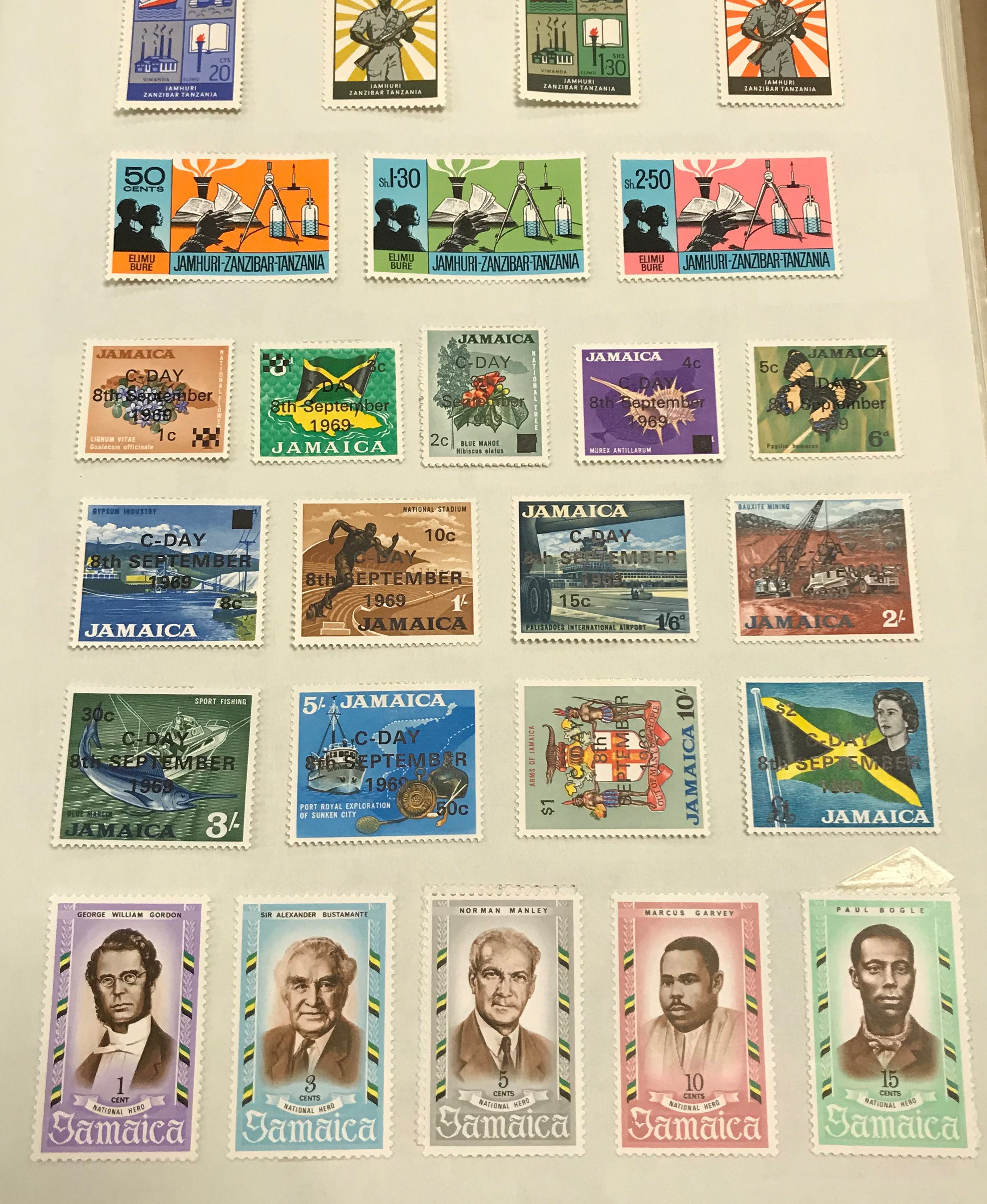 A large and extensive collection of British and World stamps housed in twelve hard twin-lock - Image 54 of 100