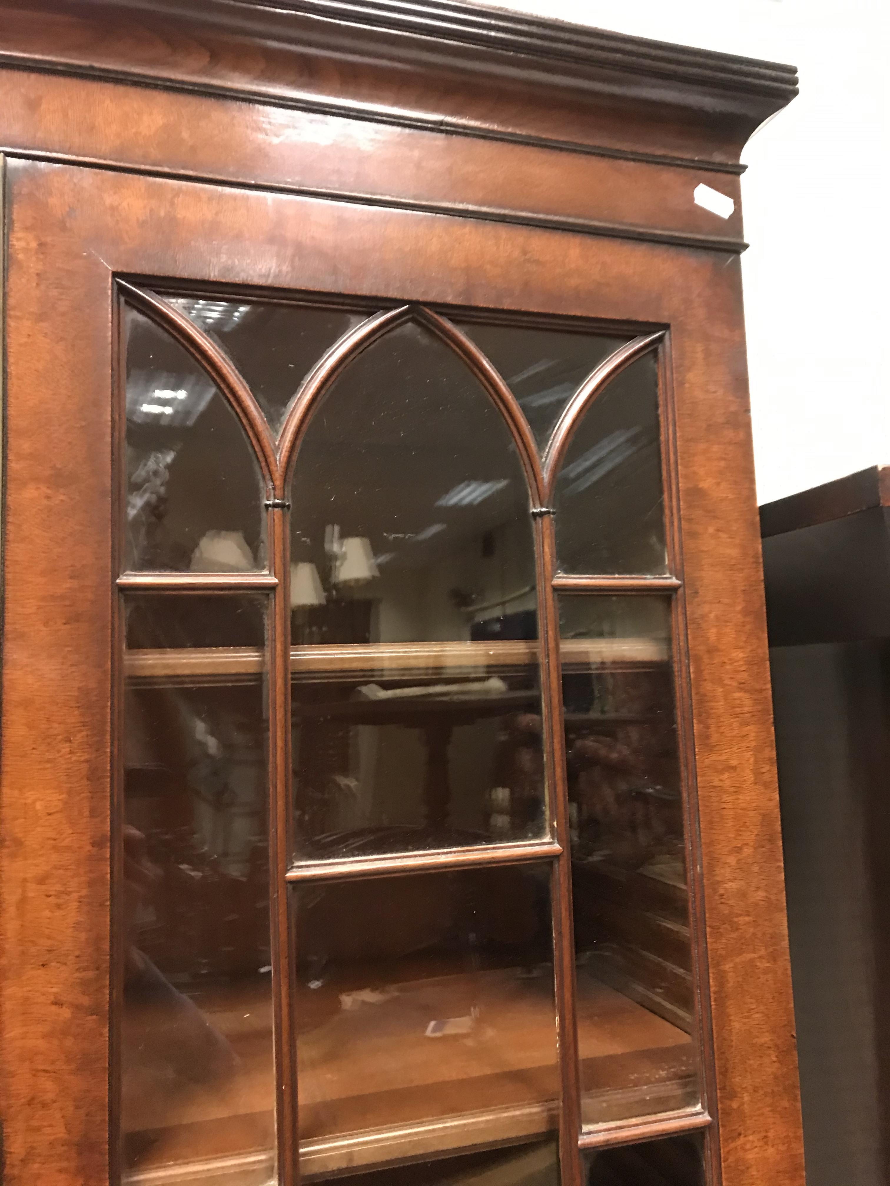 A late Regency mahogany secretaire bookcase of small proportions, - Image 10 of 40