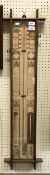 An oak framed Admiral Fitzroy barometer, 103.