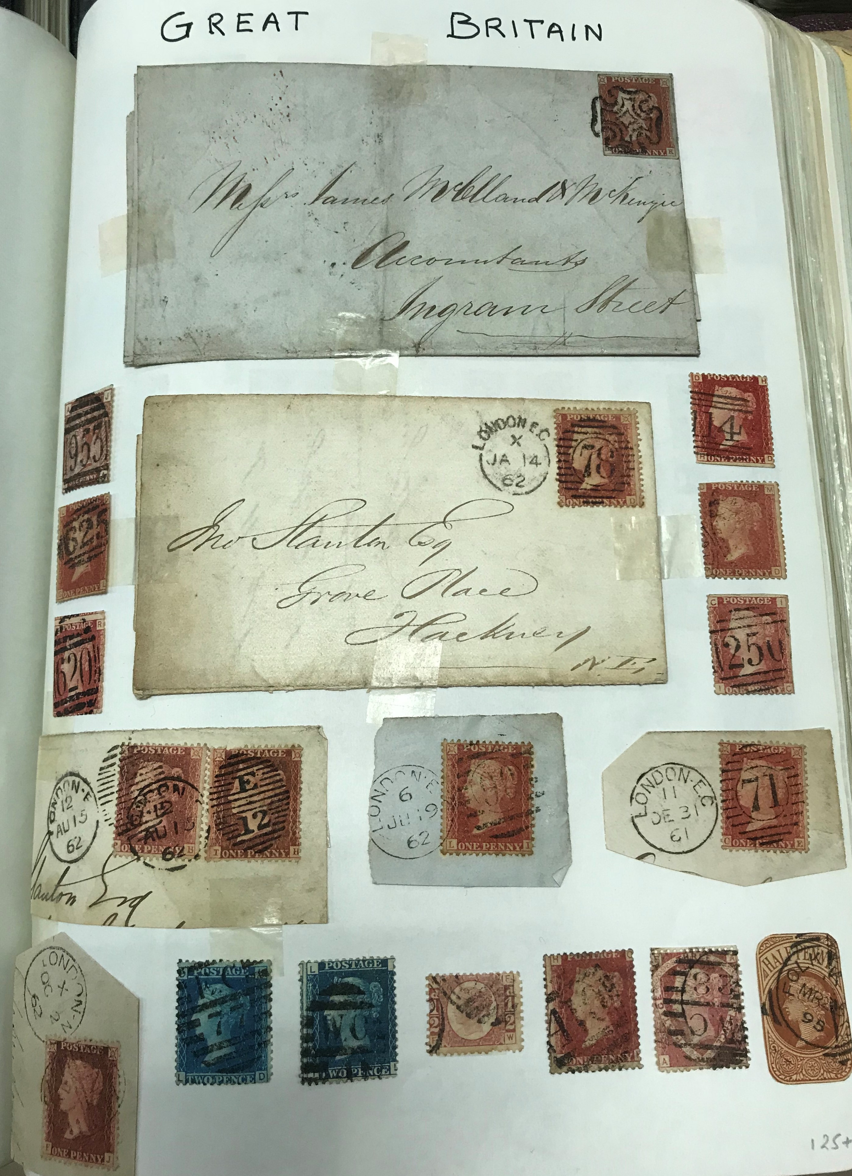 A large and extensive collection of British and World stamps housed in twelve hard twin-lock - Image 14 of 100