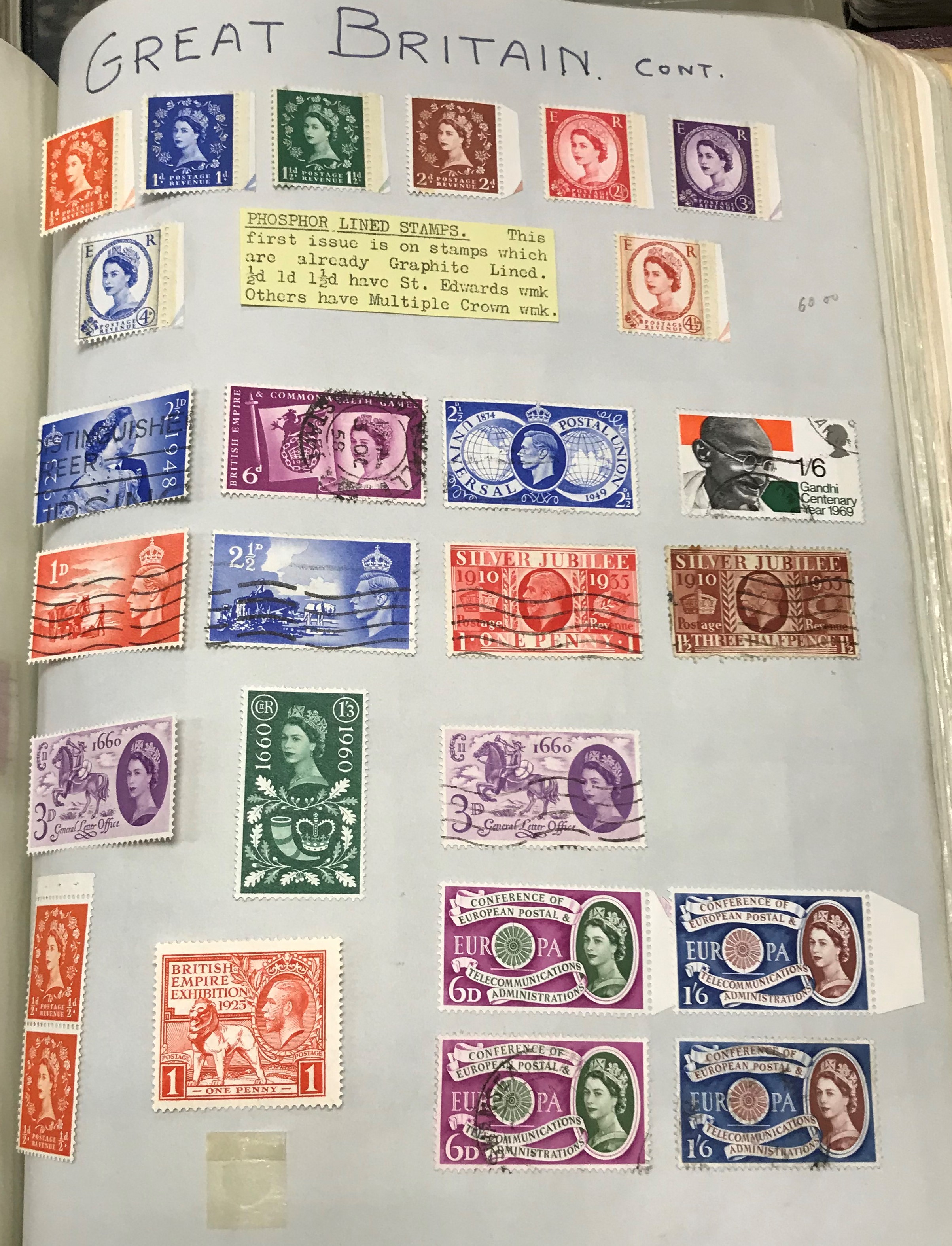 A large and extensive collection of British and World stamps housed in twelve hard twin-lock - Image 16 of 100