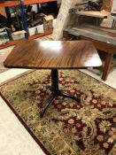 An early 19th Century mahogany tea table,