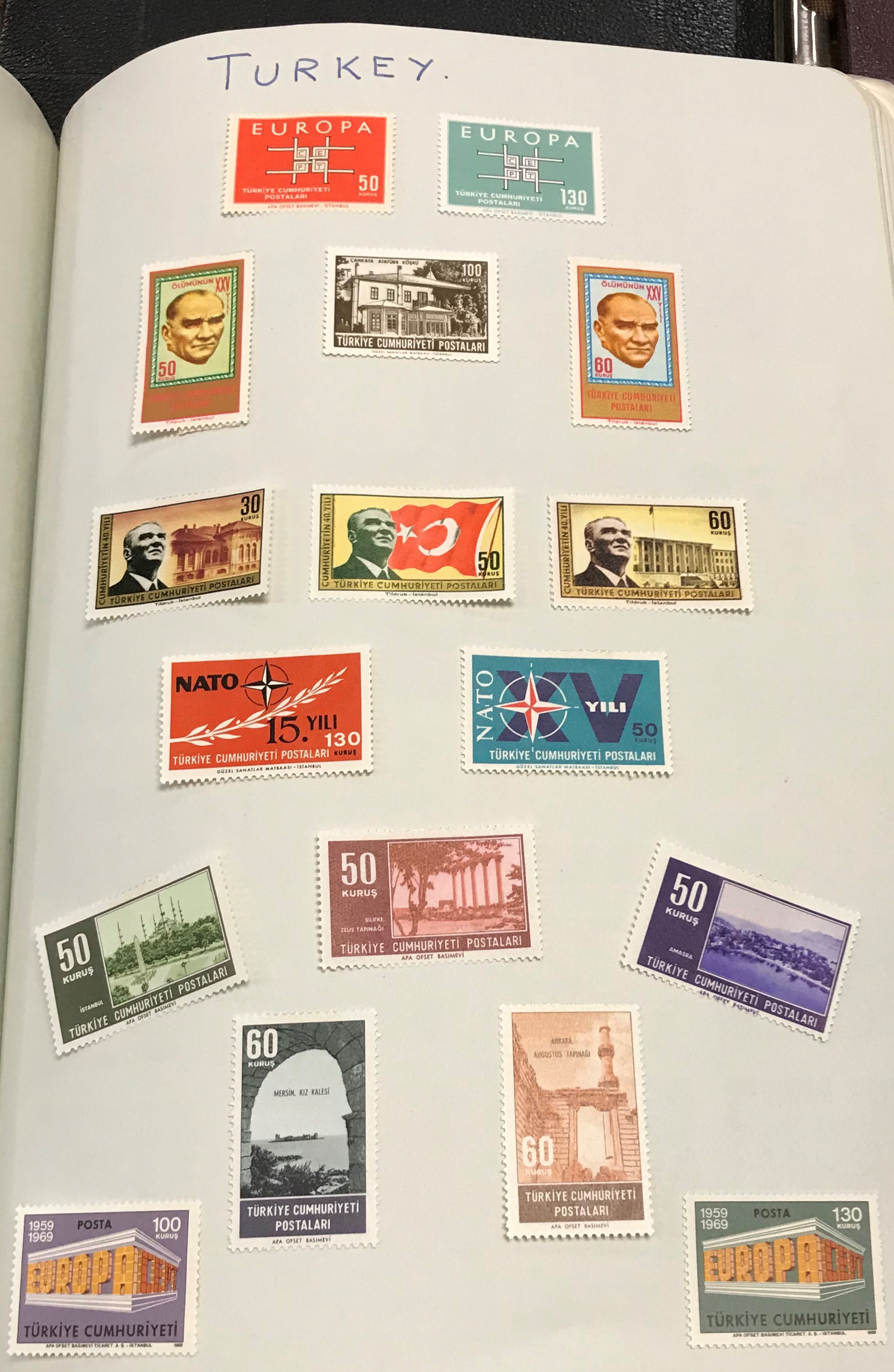 A large and extensive collection of British and World stamps housed in twelve hard twin-lock - Image 25 of 100