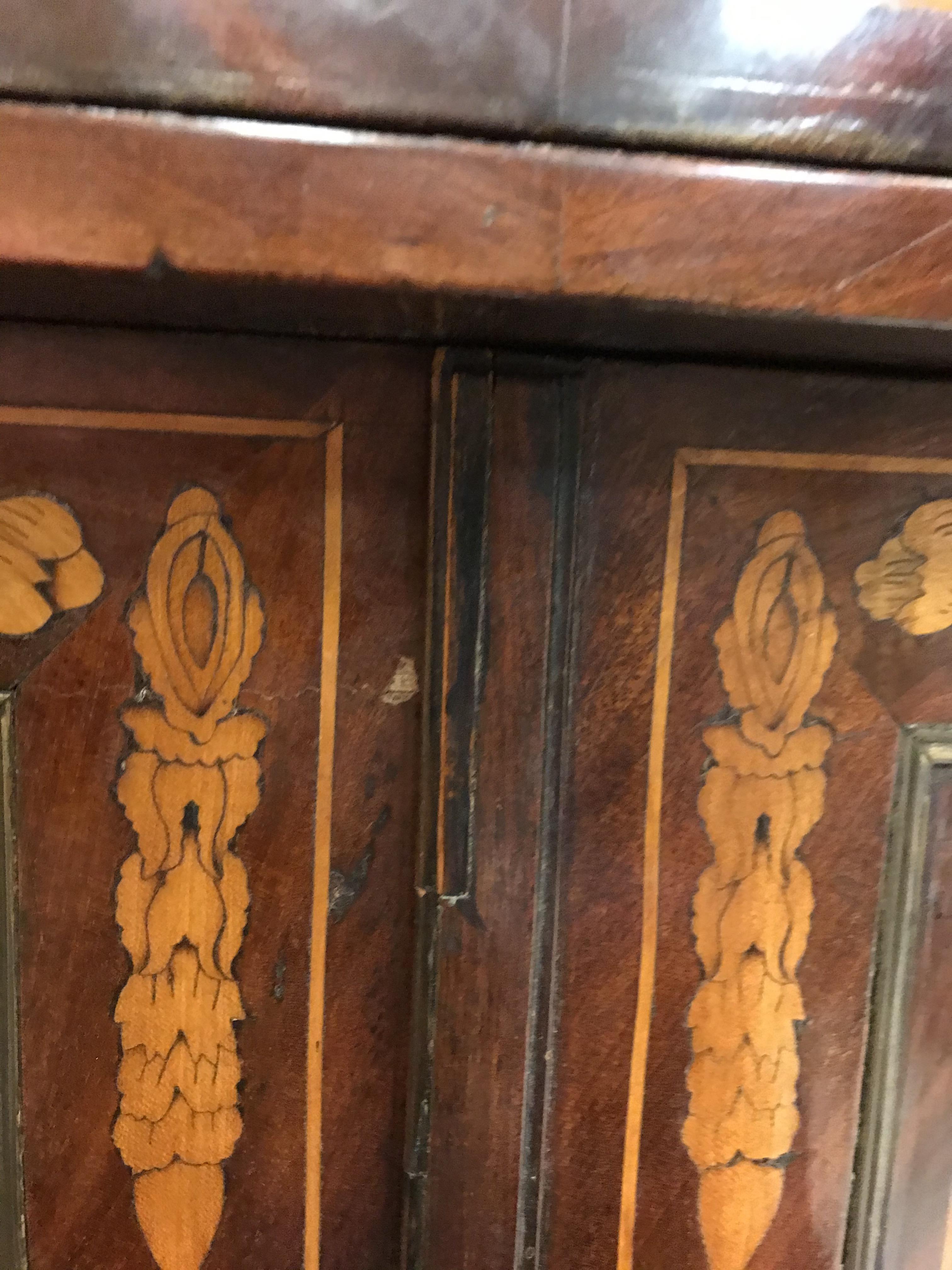A 19th Century Dutch mahogany and marquetry inlaid side cabinet, - Image 25 of 47