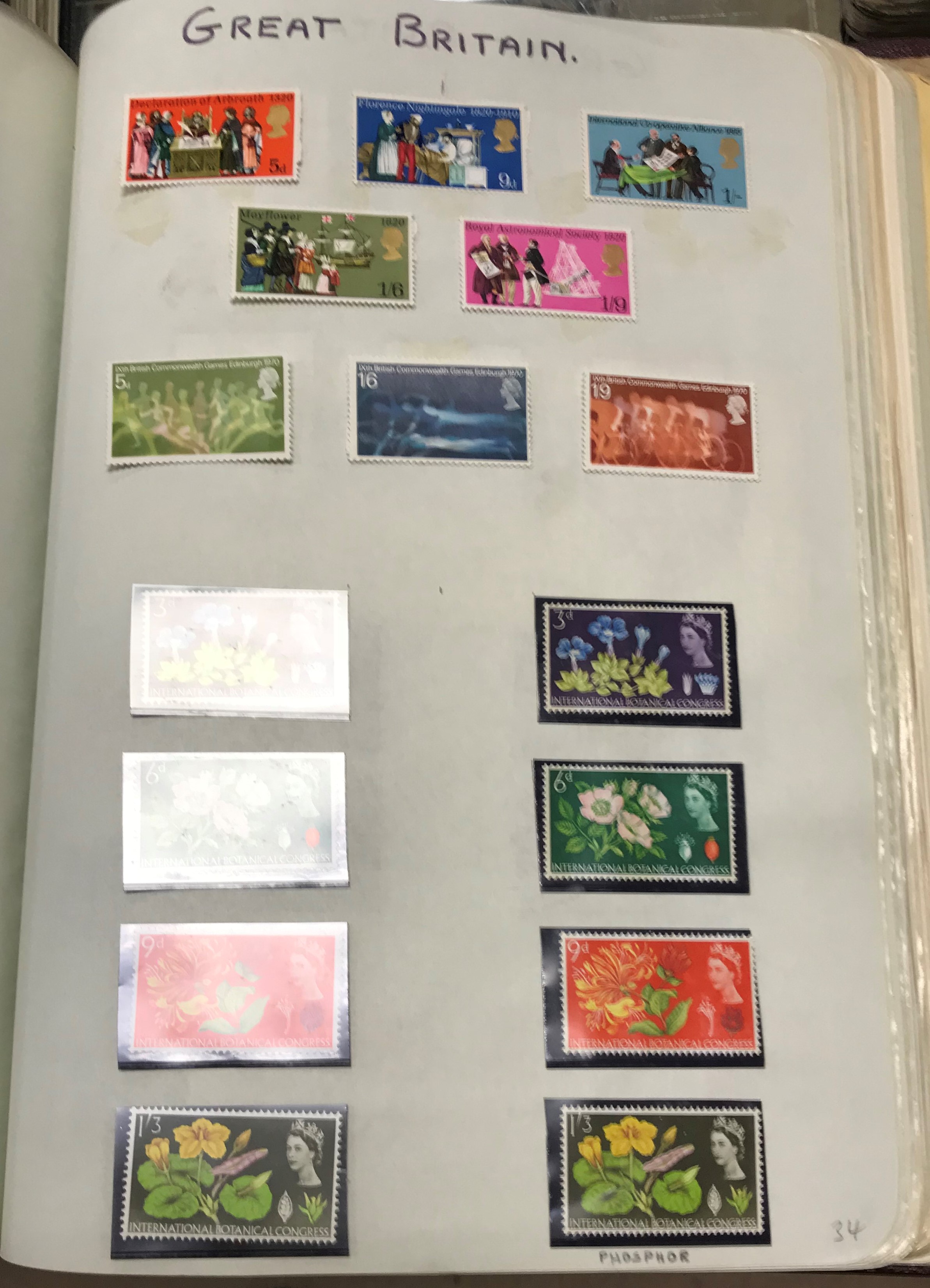 A large and extensive collection of British and World stamps housed in twelve hard twin-lock - Image 19 of 100