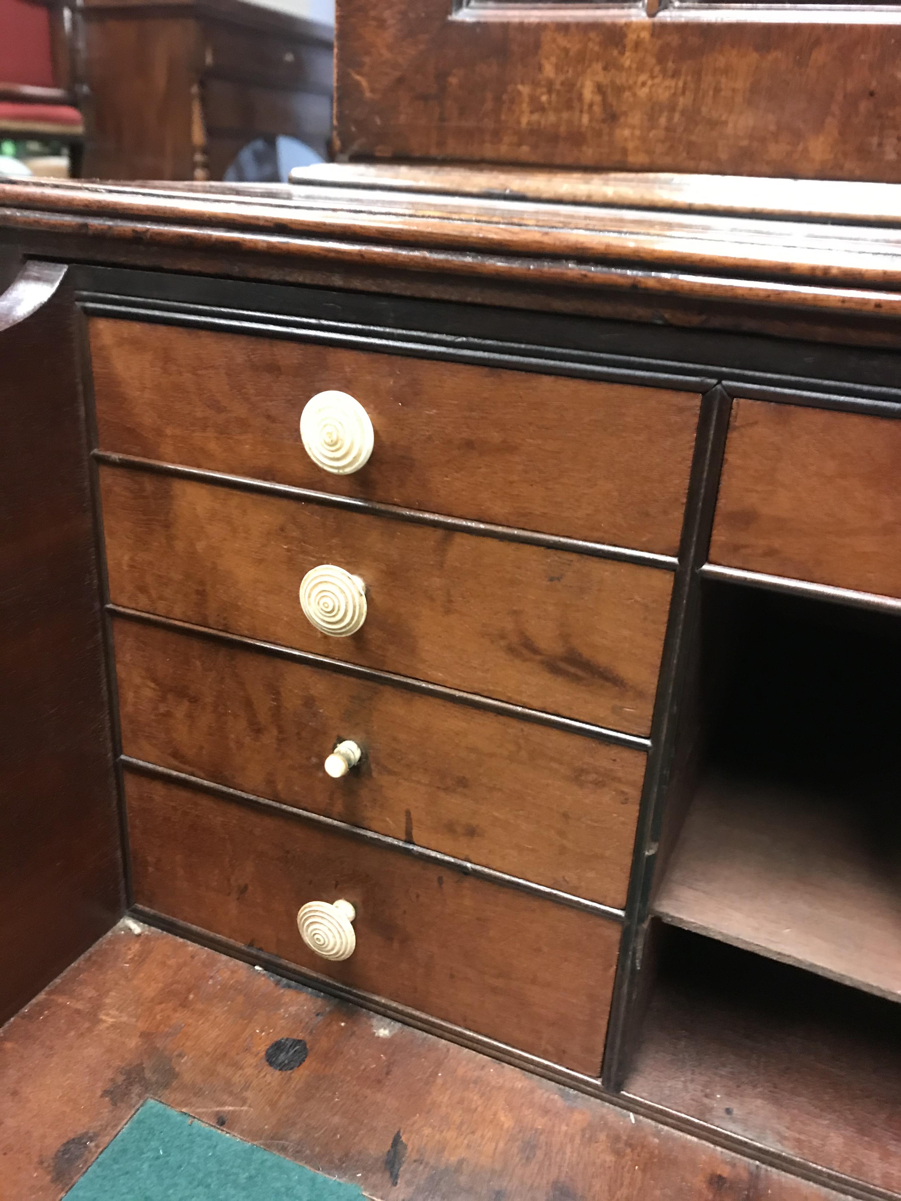 A late Regency mahogany secretaire bookcase of small proportions, - Image 29 of 40