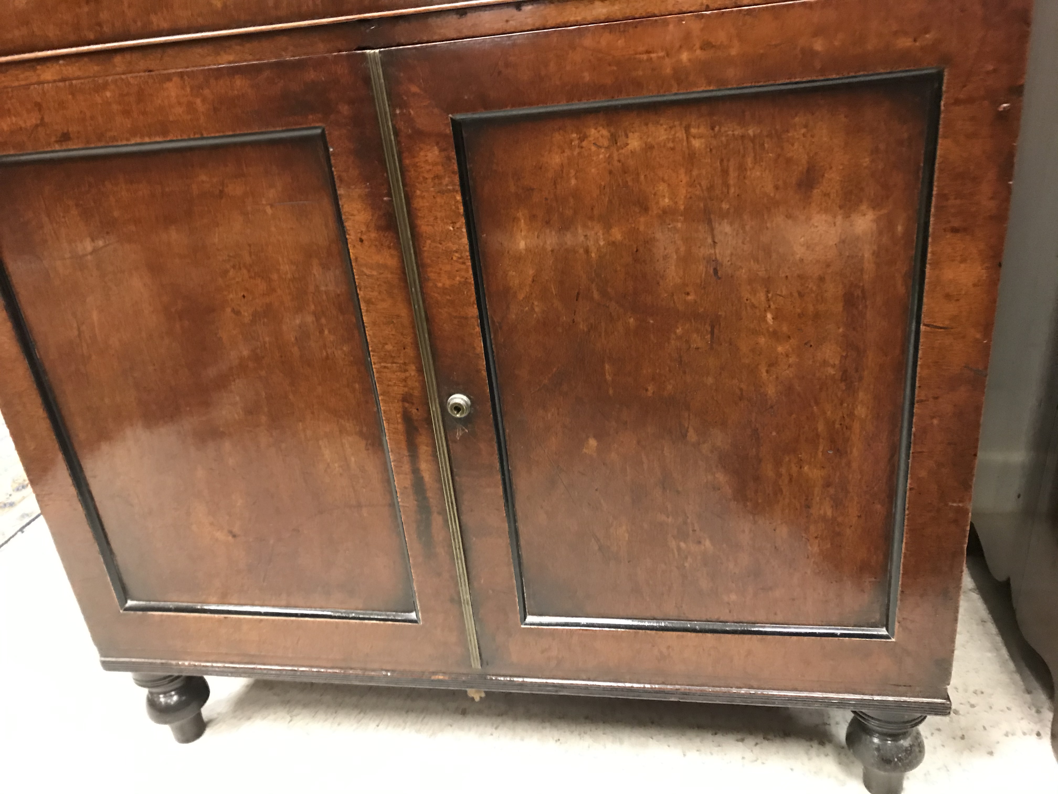 A late Regency mahogany secretaire bookcase of small proportions, - Image 30 of 40