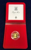 An Elizabeth II gold proof half sovereign, 1980,