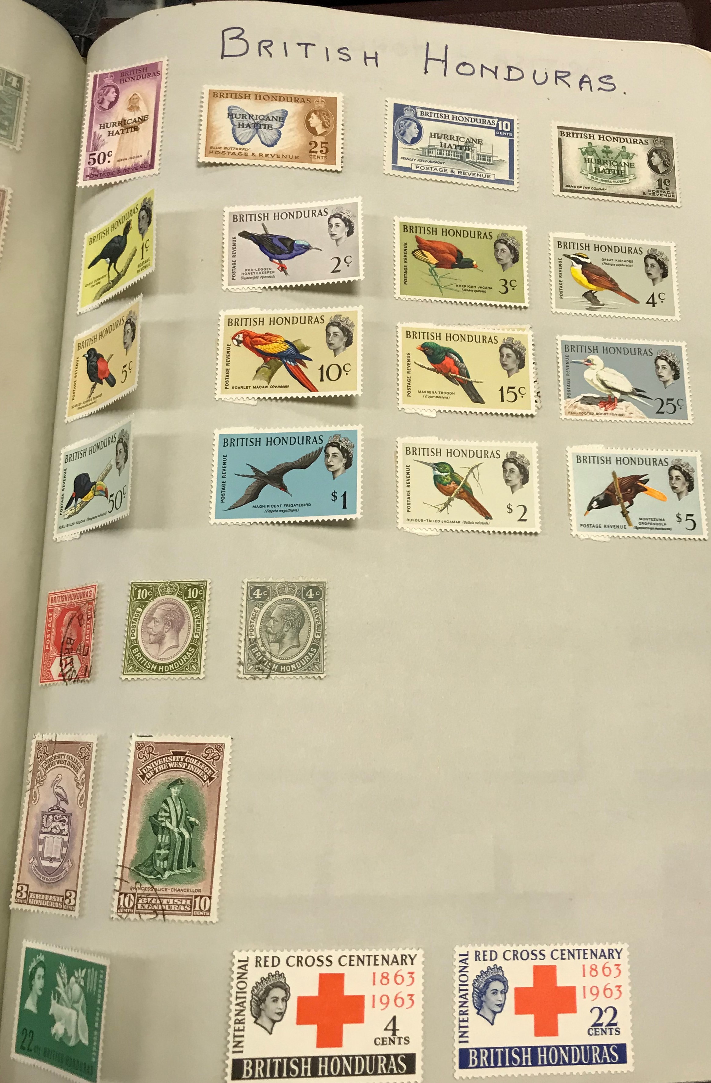 A large and extensive collection of British and World stamps housed in twelve hard twin-lock - Image 68 of 100